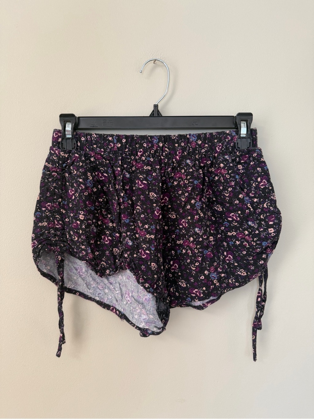 Forever 21 Black Floral Shorts